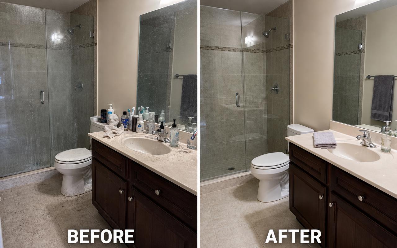 Before and after — Bathroom restoration